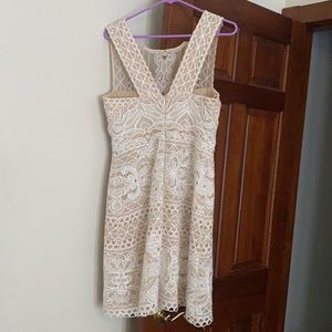 BCBG bridal shower dress